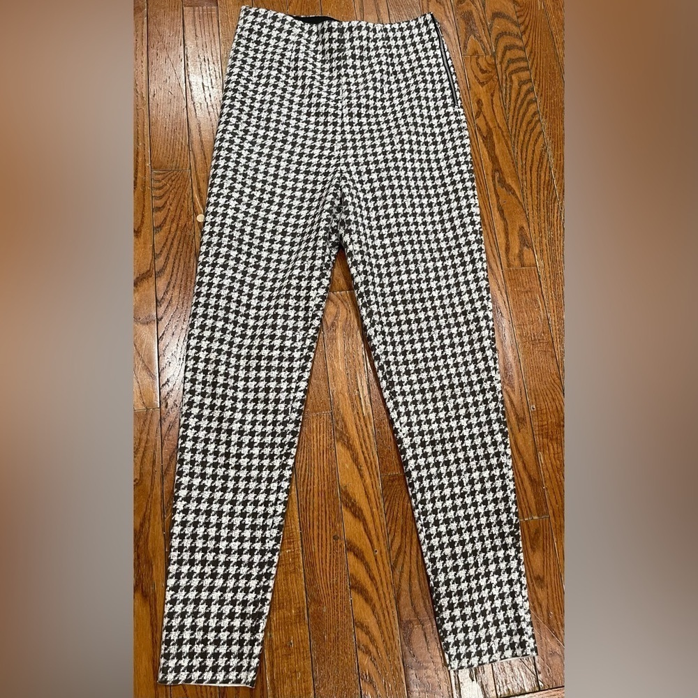 Zara Monochrome Patterned Trousers